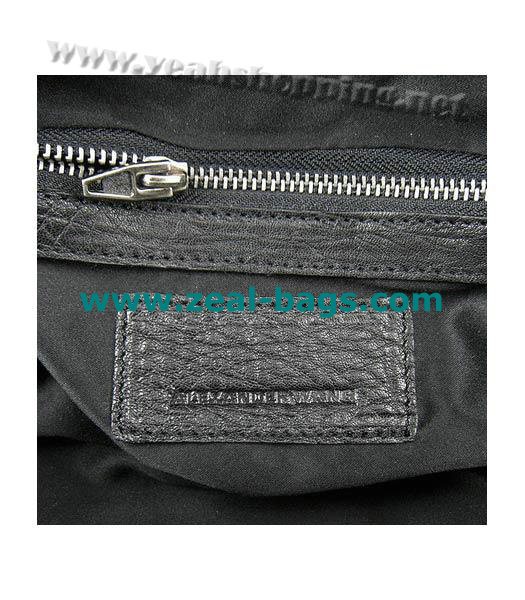 AAA Replica Alexander Wang Brenda Zip Chain Should Bag Black Lambskin